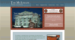 Desktop Screenshot of mcilwainlaw.com