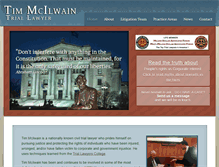 Tablet Screenshot of mcilwainlaw.com